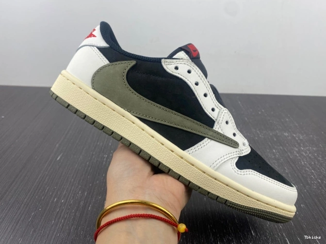 Rep TBK Low Travis 1 Olive Scott WMNS OG x Air Jordan DZ4137-106 0814